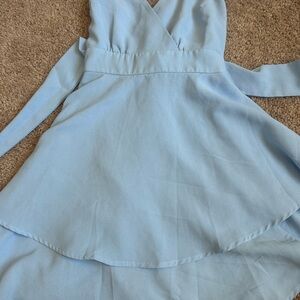 Elegant Light Blue Dress
